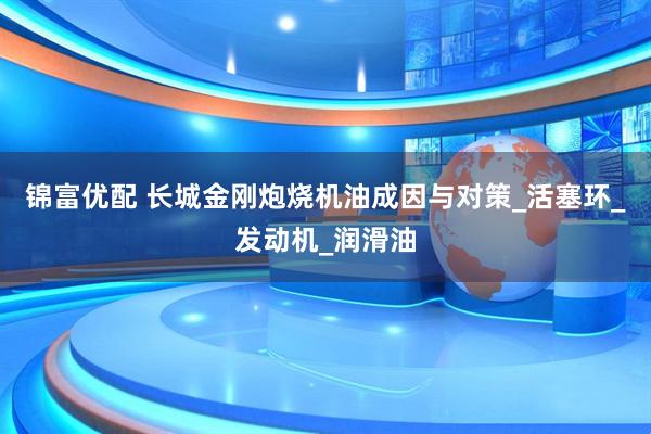 锦富优配 长城金刚炮烧机油成因与对策_活塞环_发动机_润滑油